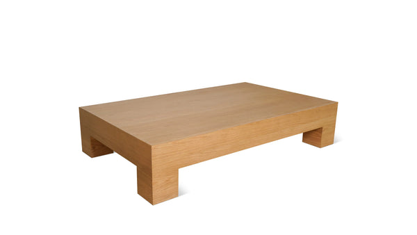 Low Drop In Coffee Table Oak (Minor Damage)