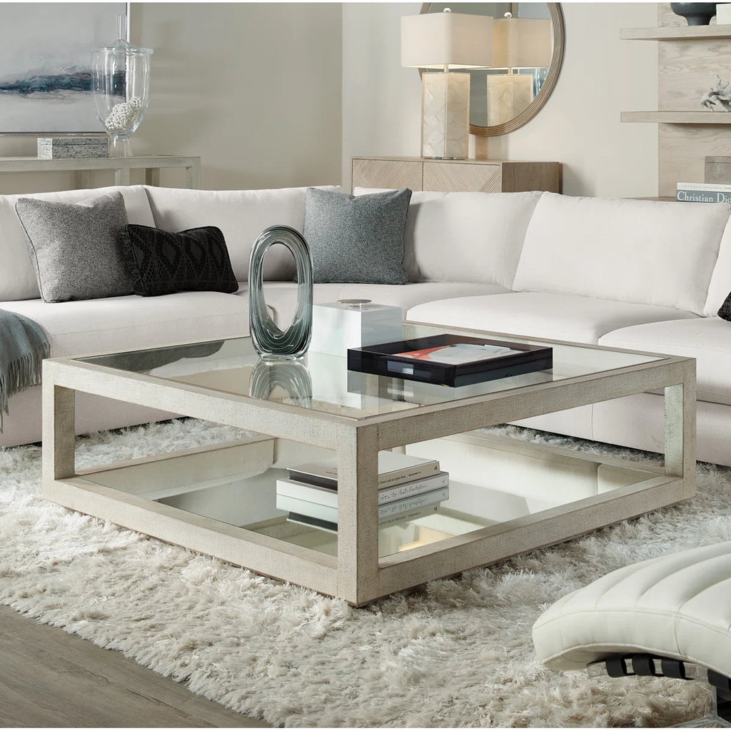 Cascade Glass Top Coffee Table