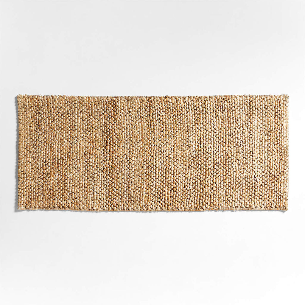 Chunky Loop Jute Natural Double Doormat 24"x57"