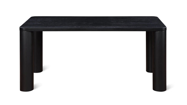 Field Black Oak Dining Table 4-6 Seater