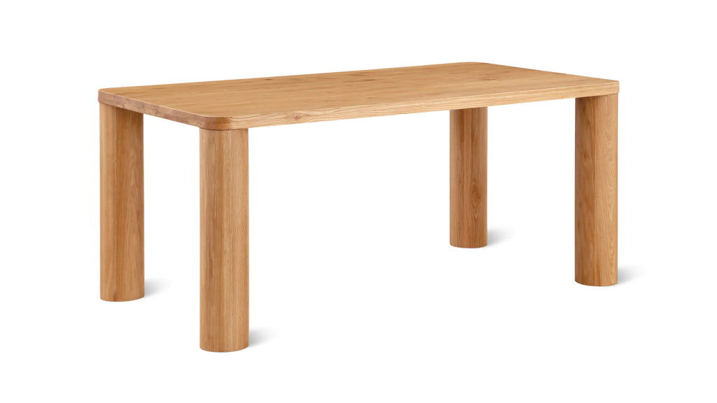 Field Dining Table, Seats 4-6, White Oak