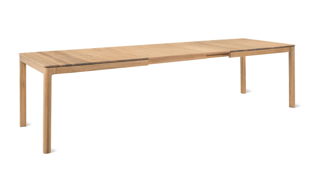 Bridge Oak Extendable Dining Table