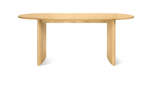Rounded Oak Dining Table 4-6 Seats