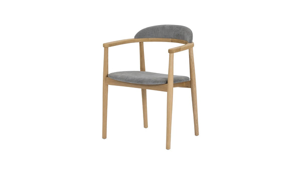 Natural Oak/Grey Dining Chair