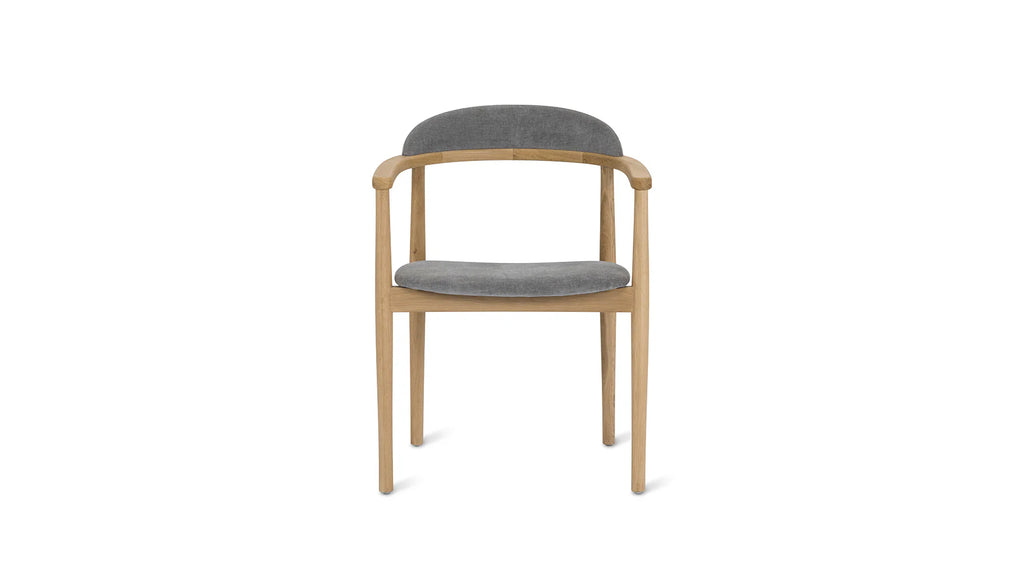 Natural Oak/Grey Dining Chair