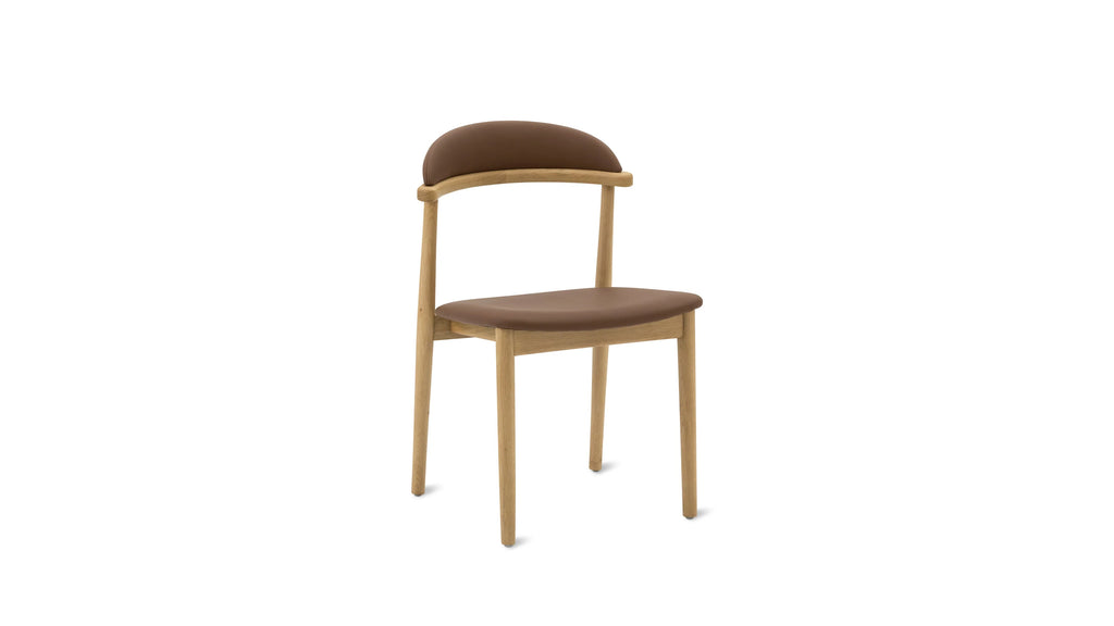 Assure Armless Dining Chair (Set of Two) – Oak & Brown