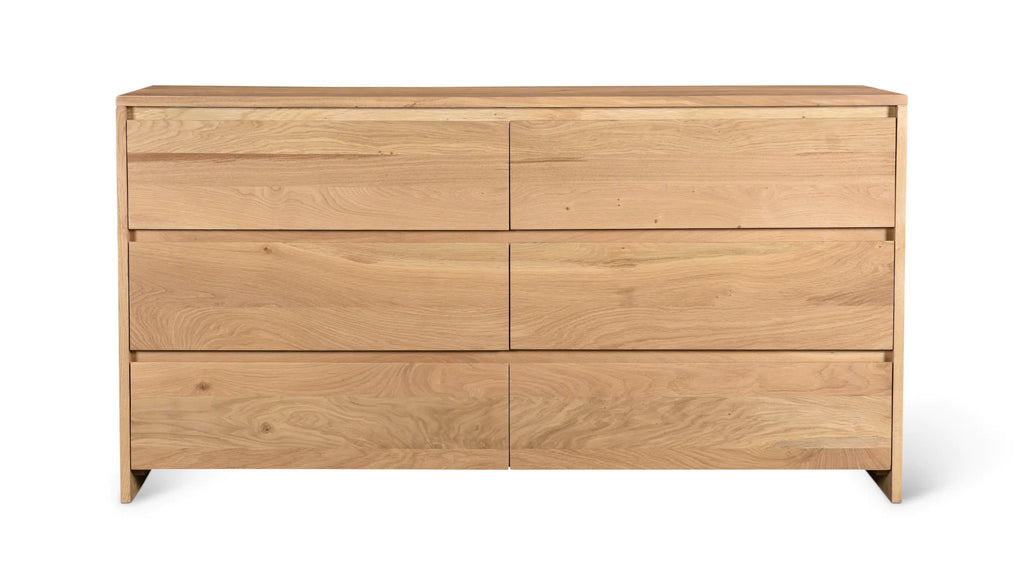 Everyday 6 Drawer Dresser Oak