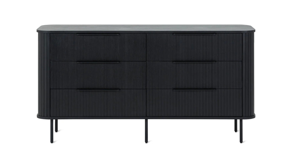 Edge Double Dresser - Black Oak (Minor Damage)