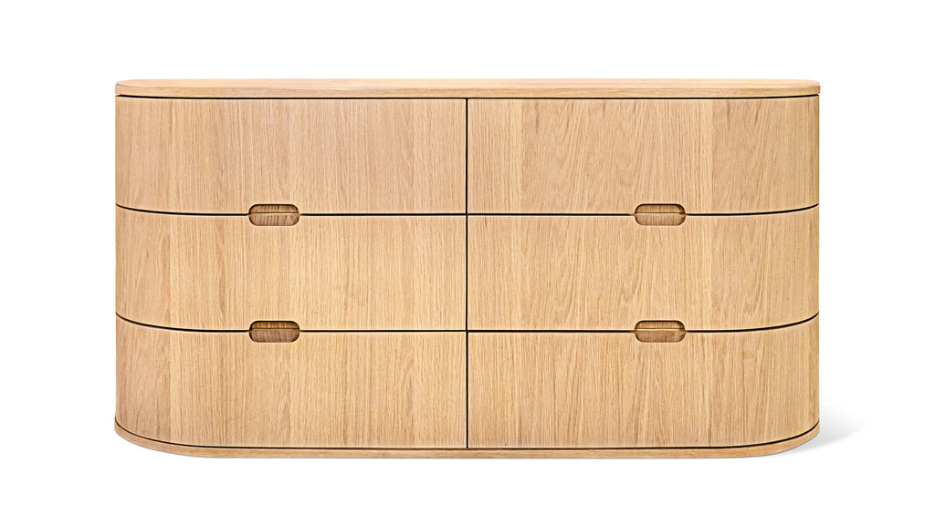 Halo Dresser – White Limed Oak