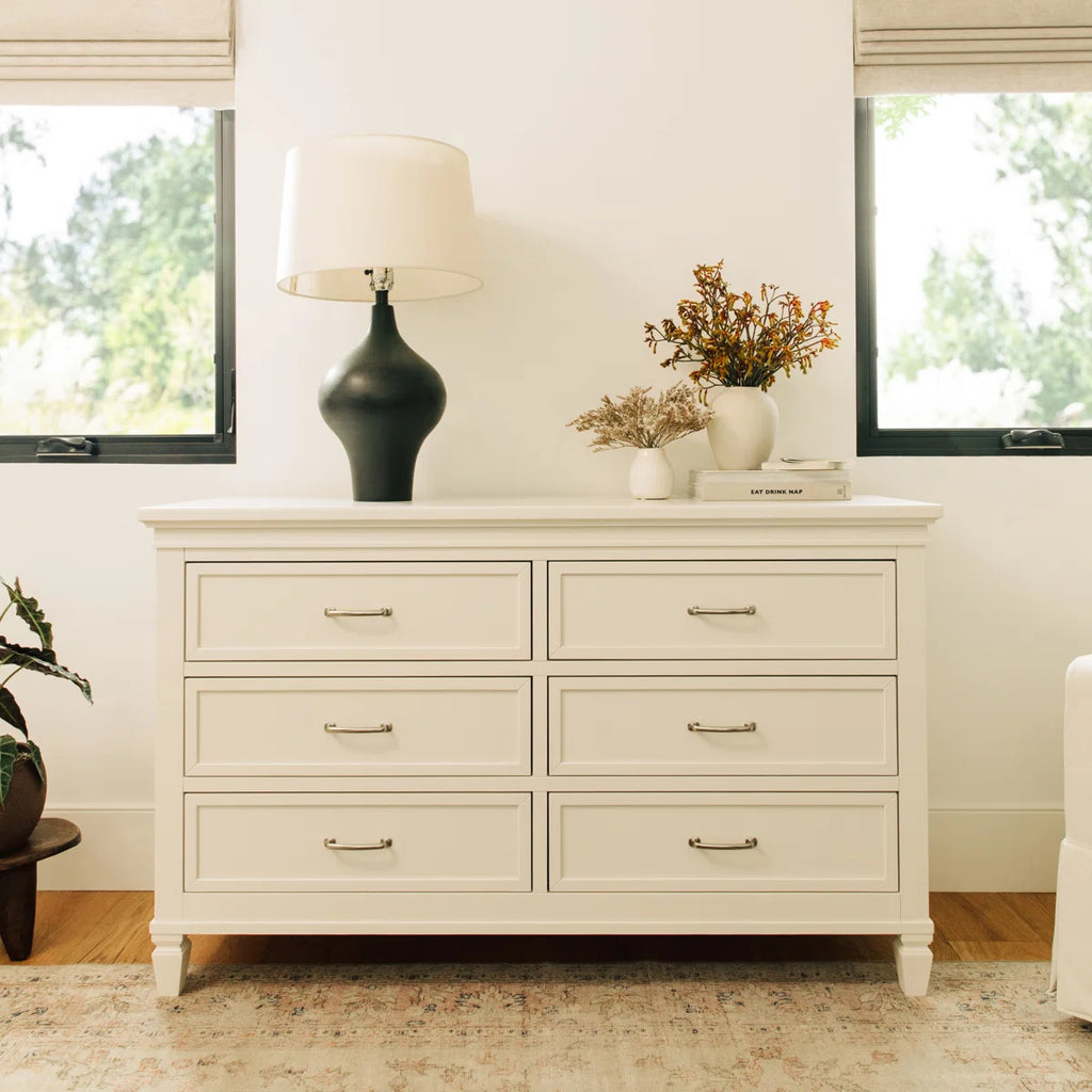Darlington 6- Drawer Double Dresser White