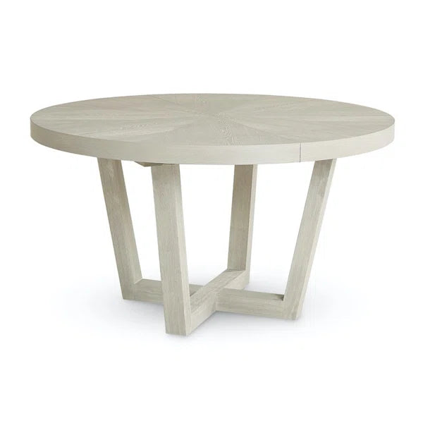 Canali Pedestal Extendable Oval Dining Table Solstice Grey