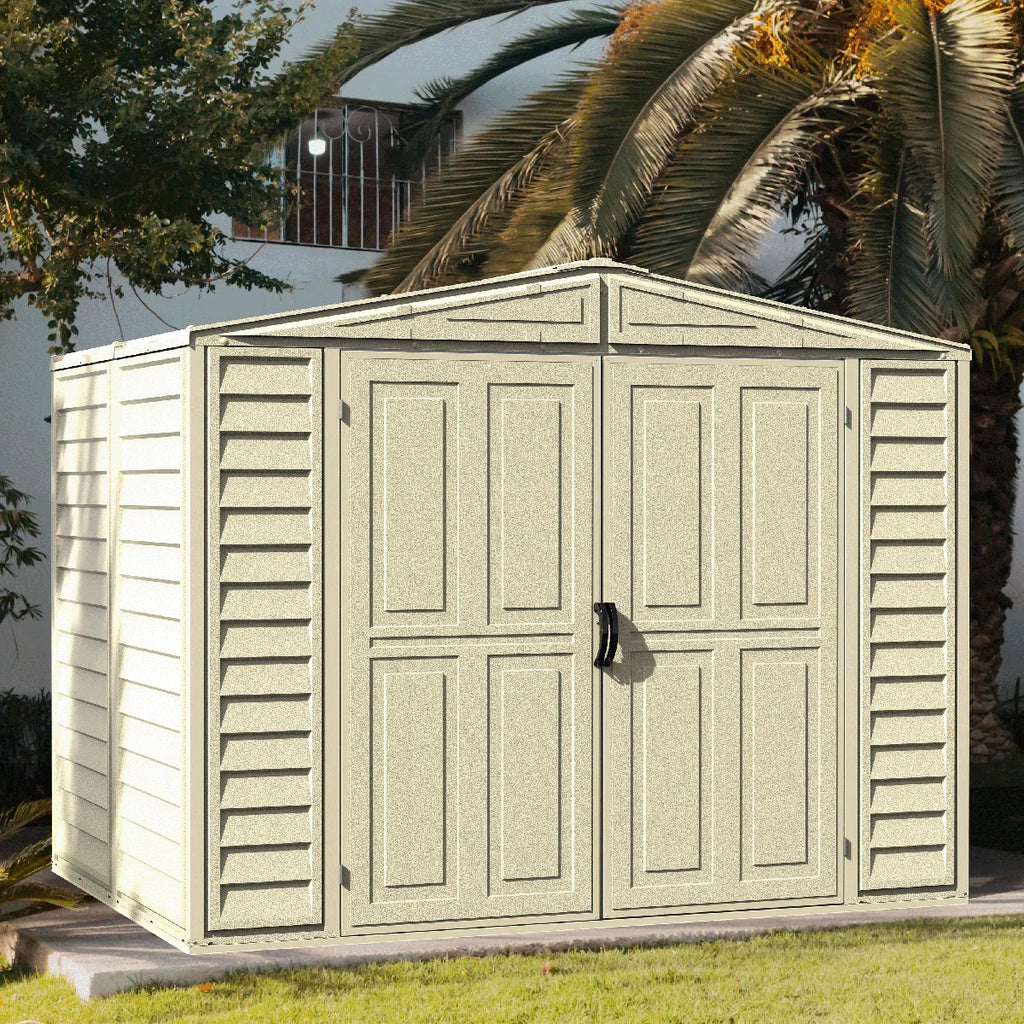 DuraMate 8 ft. W x 5.5 ft. D Plastic Storage Shed