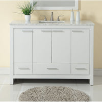 48” Carrara White Vanity