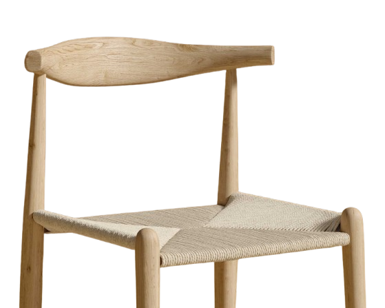 Wingback Counter Stool – Woven/Natural