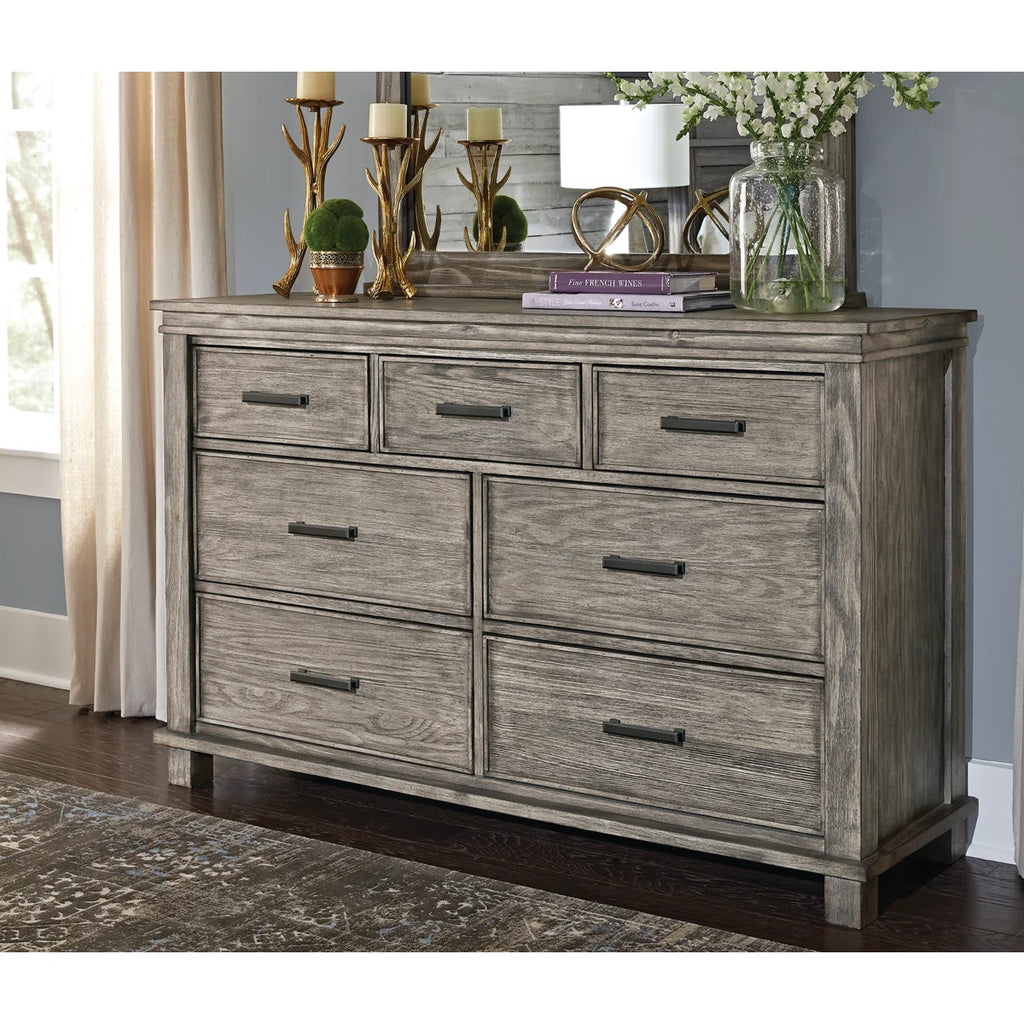 Remy 7-Drawer Dresser Greystone