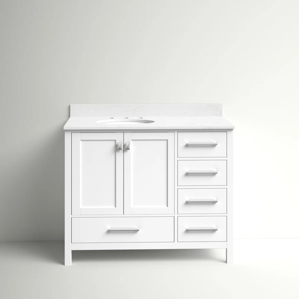 Irene 42-inch Single Vanity White