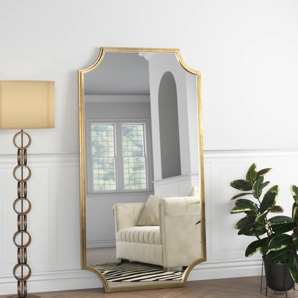Joslyn Gold Floor Mirror