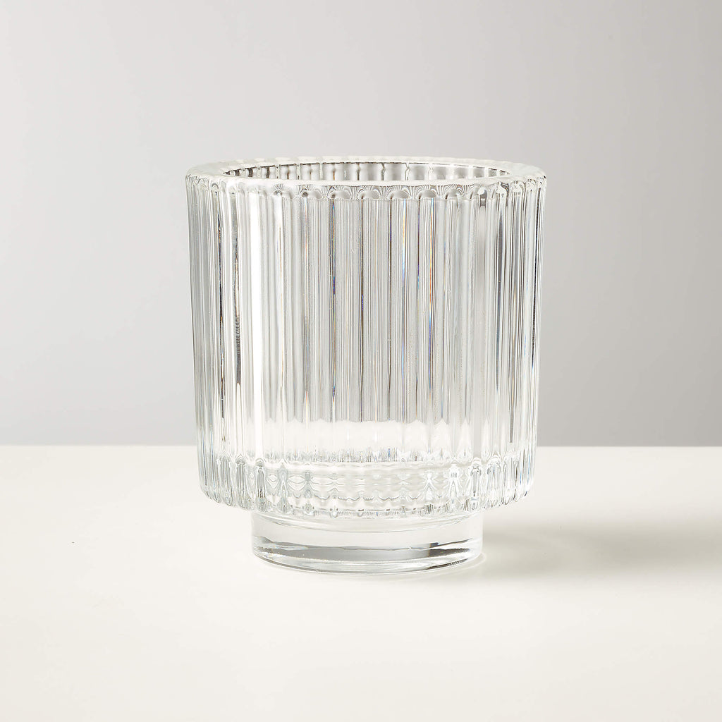 Ezra Glass Tealight Candle Holder