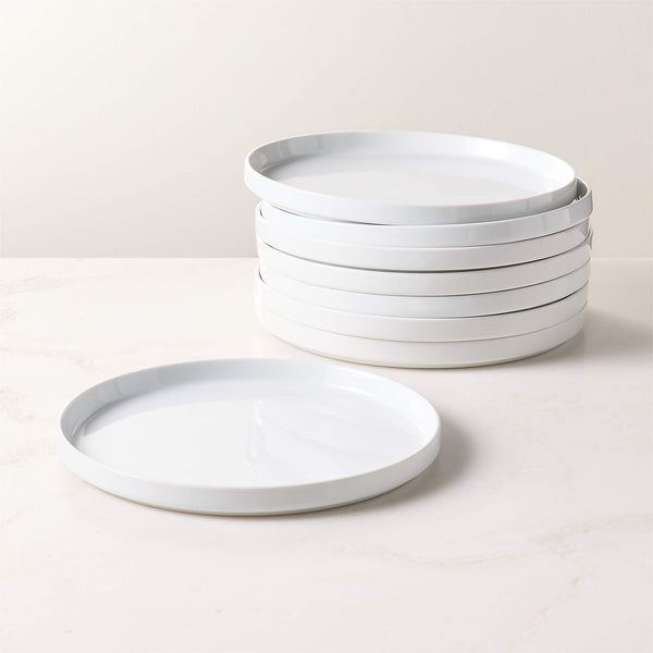 Frank White Dinner Plate White (Set of 8)
