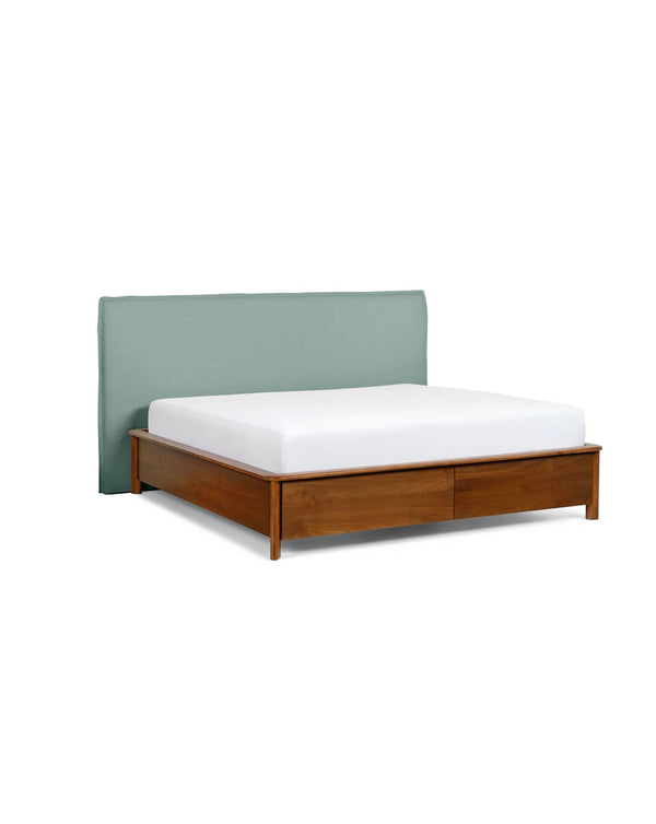 Saba Elowen Green King Headboard