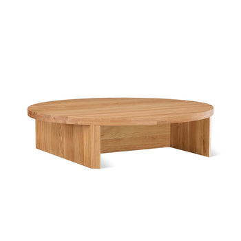 Round Coffee Table- White Oak