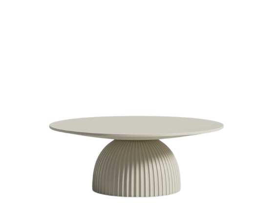 Vellum Coffee Table 36"  – Alabaster Concrete