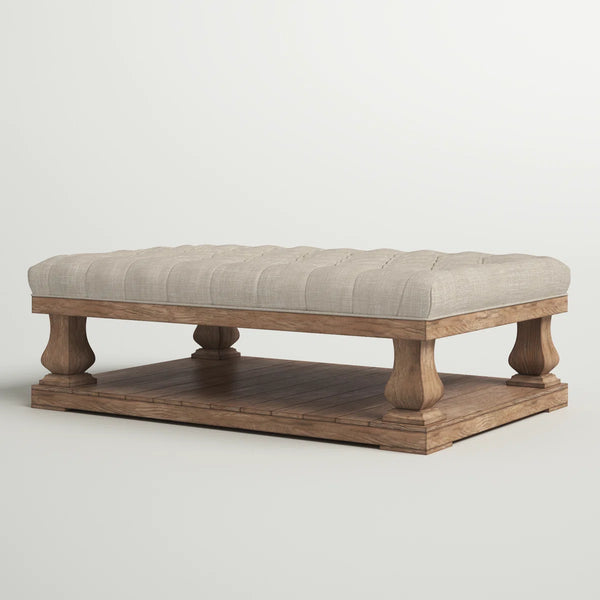 Gowans Solid Wood Top Coffee Table