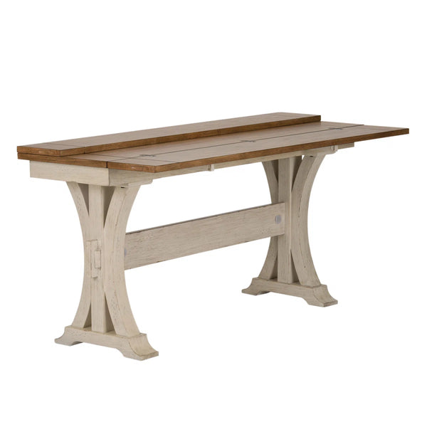 Harlowe Flip Lid Console Desk Table