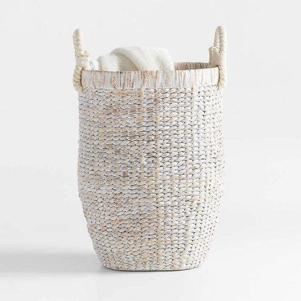 Wicker Tall Floor Kids Hamper