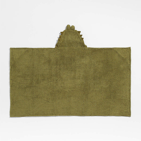 Crocodile 100% Organic Cotton Hooded Kids Towel