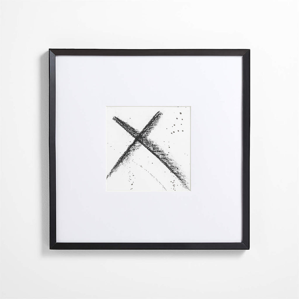Icon Wood 11x11 Black Wall Picture Frame