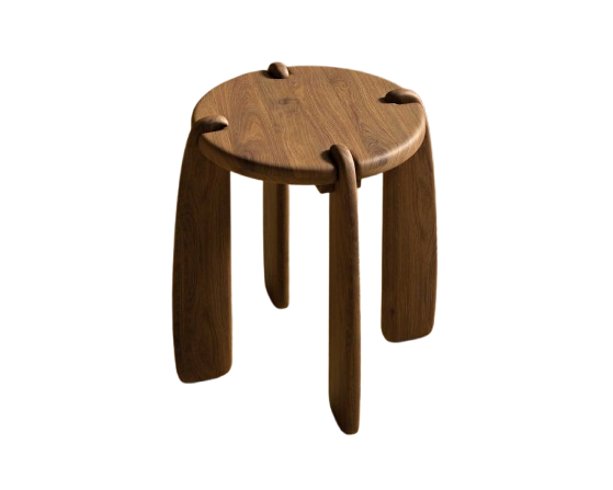 Ora Side Table - Walnut Acacia (Minor Scratch)