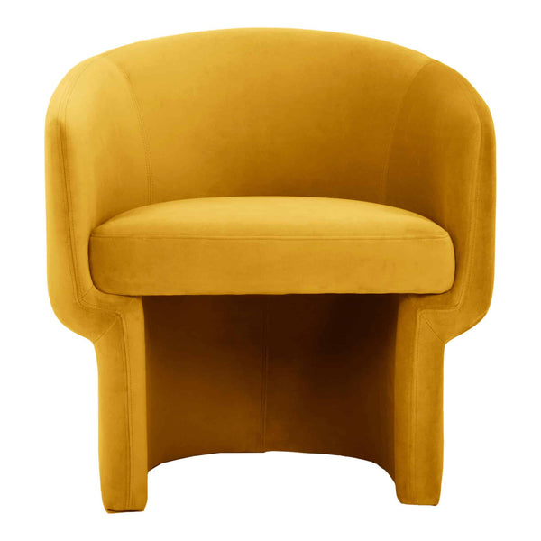 Franco Chair Velvet Mustard