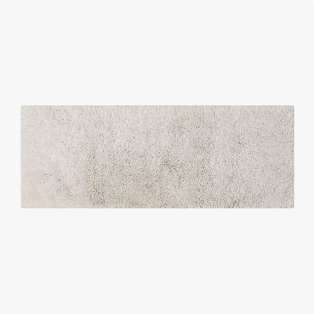 Kalani Organic Cotton Sand Solid Bath Runner Rug 24"x60"