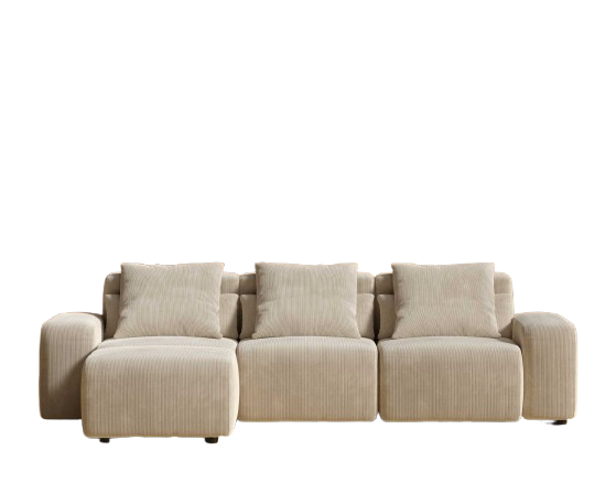 Corduroy Sectional Sofa S – Silkstone