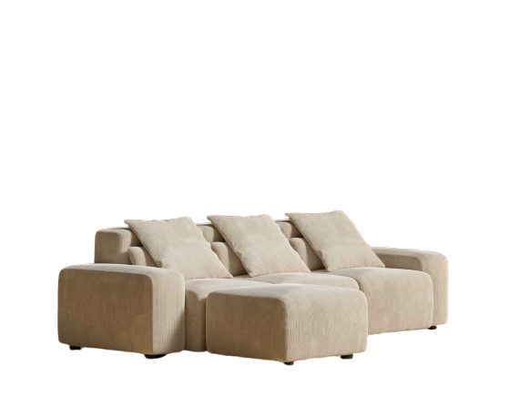 Corduroy Sectional Sofa S – Silkstone