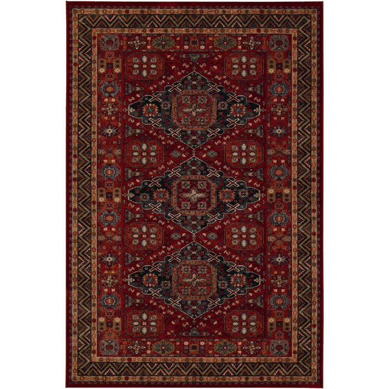 Kratz Oriental Floral Burgundy Red Wool Area Rug 9'10 X 13.9'