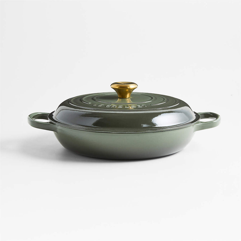 Le Creuset ® Signature 3.5-Qt. Thyme Enameled Cast Iron Braiser