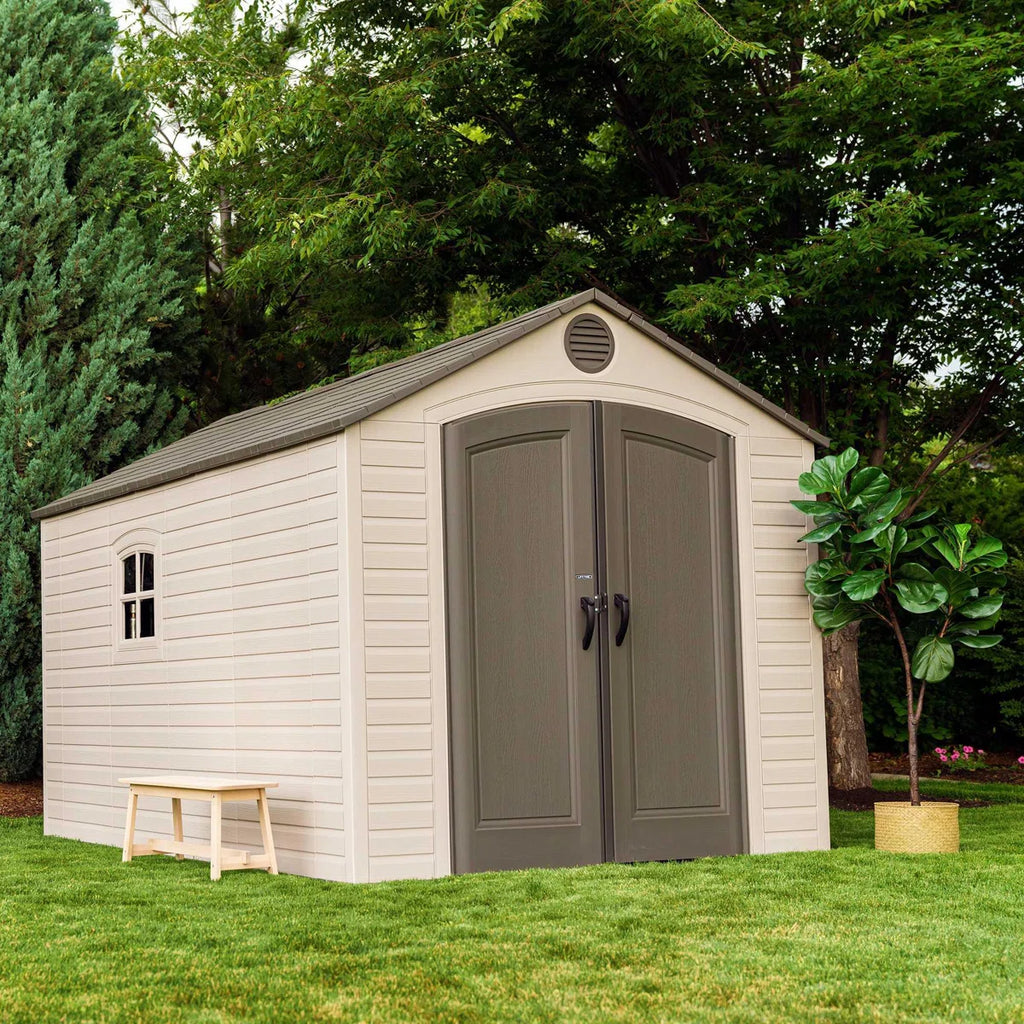 Lifetime 8 Ft. x 12.5 Ft. High-Density Polyethylene (Plastic) Outdoor Storage Shed