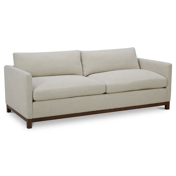 Liz Upholstered Sofa Effie Linen Performance Fabric