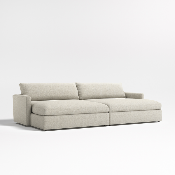 Lounge Deep 2-Piece Sectional Sofa Taft Cement