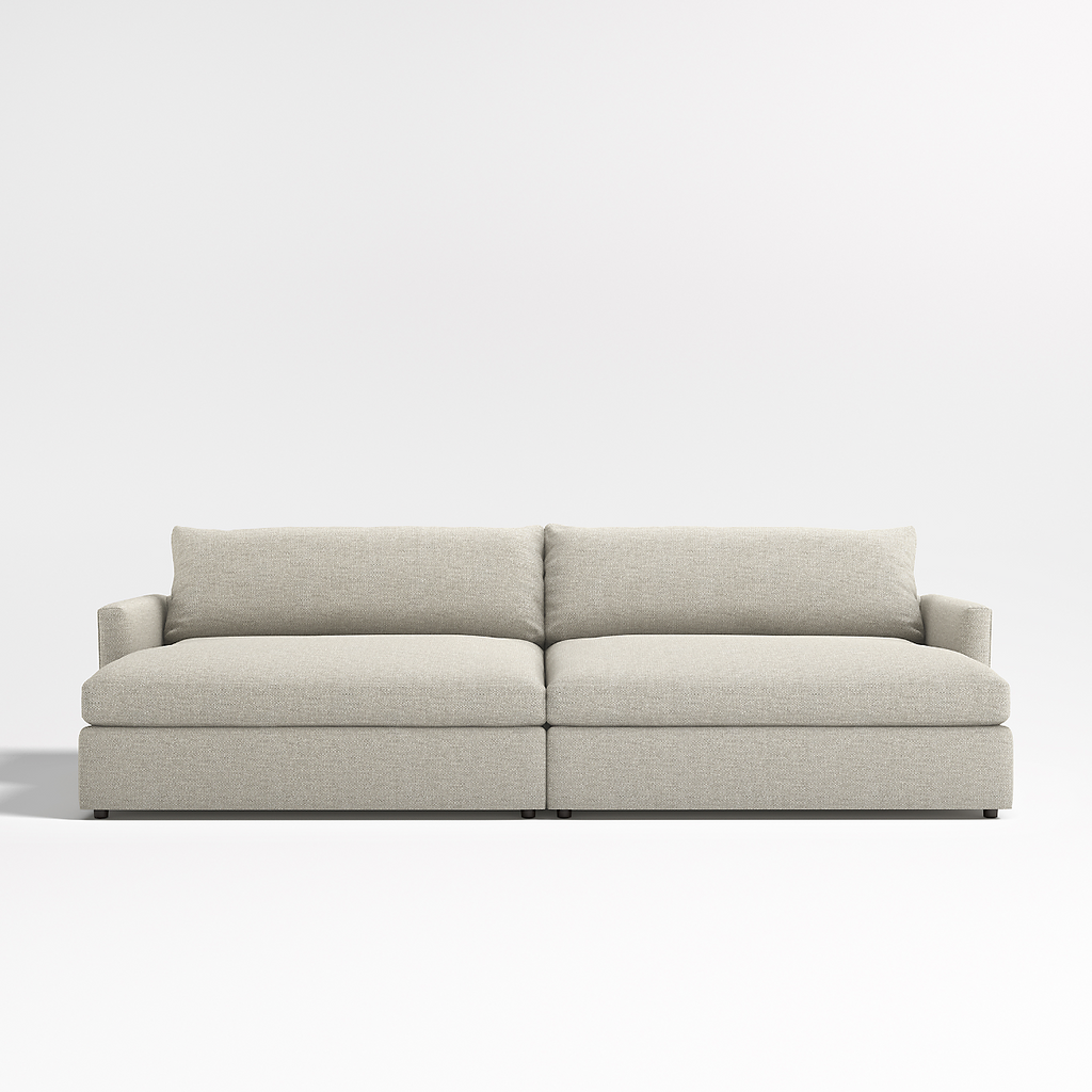 Lounge Deep 2-Piece Sectional Sofa Taft Cement