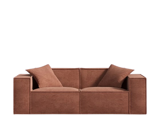 Toscana Sofa Loveseat- Copper Tan