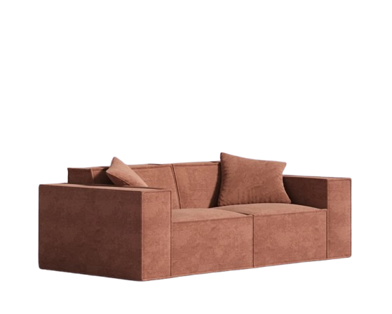 Toscana Sofa Loveseat- Copper Tan