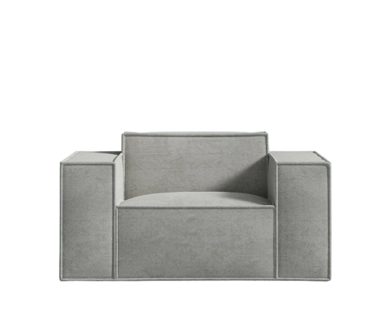 Mirka Armchair Lounger – Platinum Grey