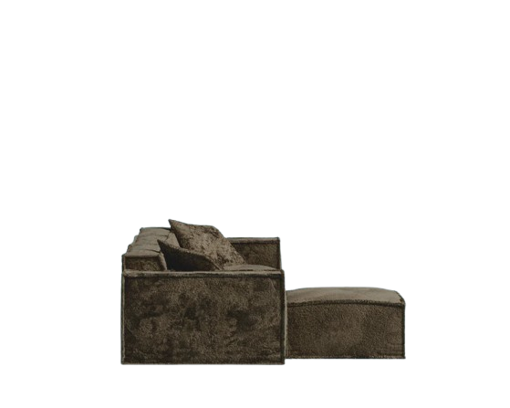Box Style 4-Piece Sectional - Espresso