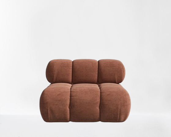 Bellaro Copper Tan Armless Chair