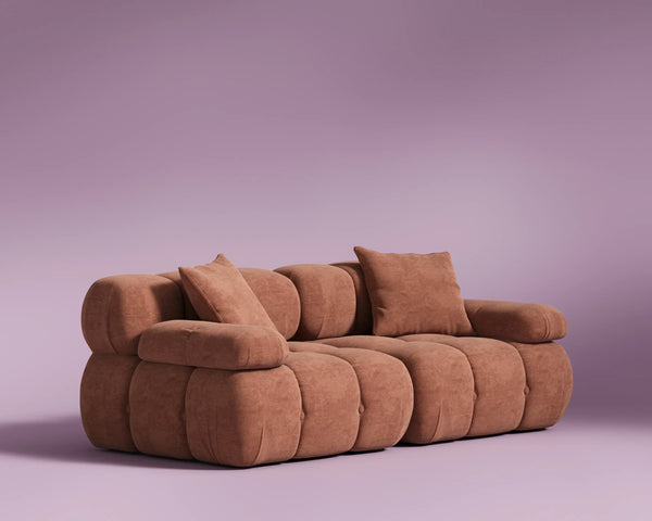 Marshbello Loveseat Sofa Copper Tan