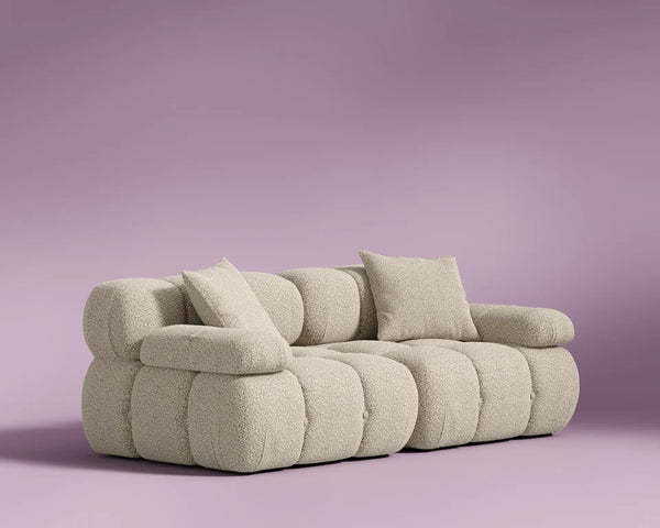 Marshbello Loveseat Almond Shearling