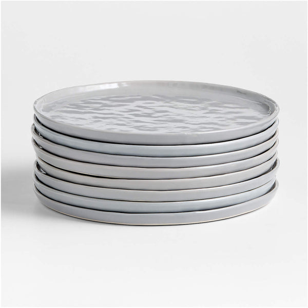 Mercer Grey Round Porcelain Dinner Plate